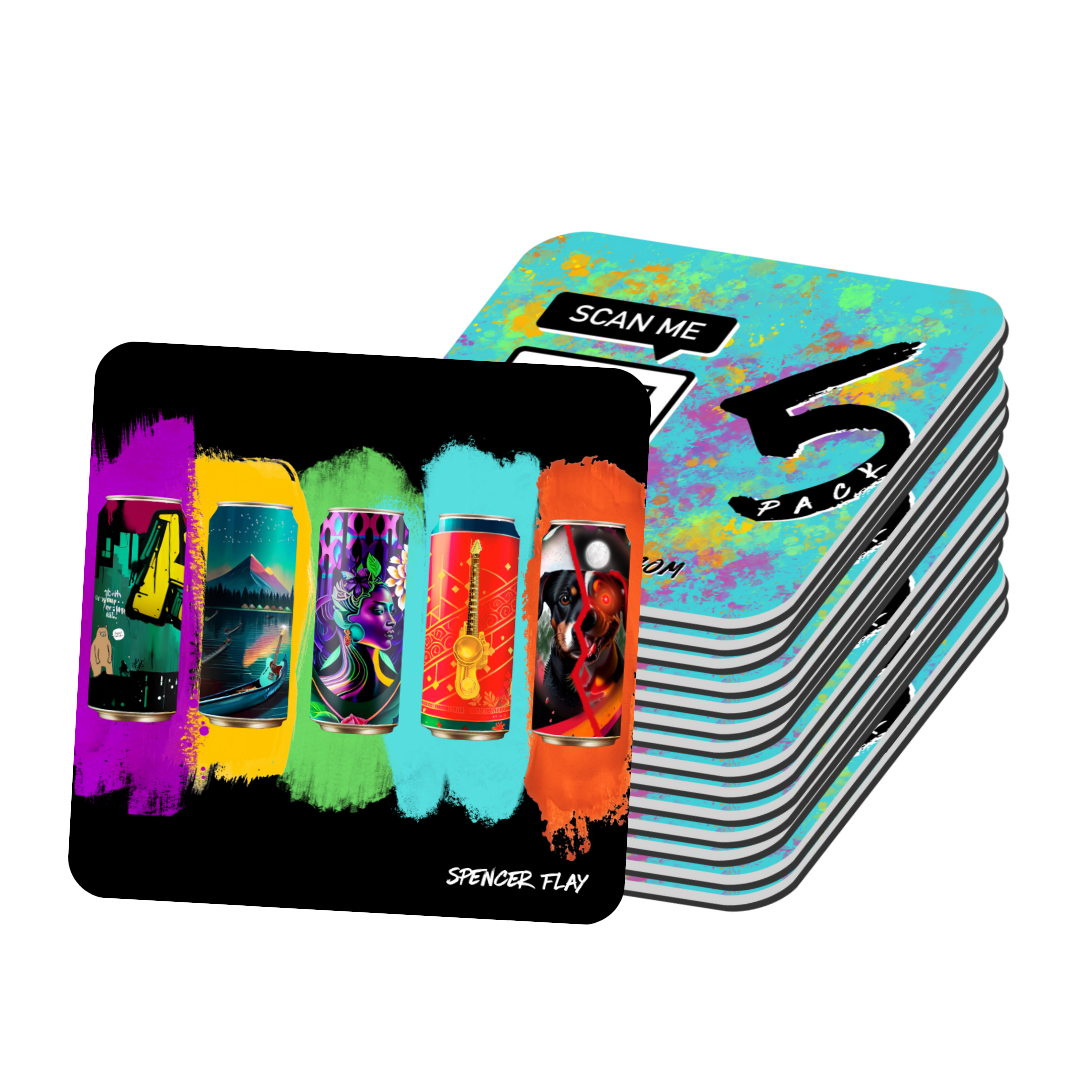 Beer Mats - 5 Pack (set of 8)